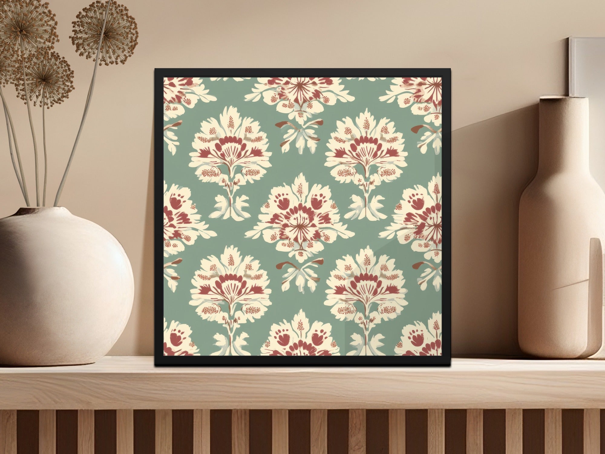 Floral Chintz Inspired Seamless Pattern Pretty Artful Design