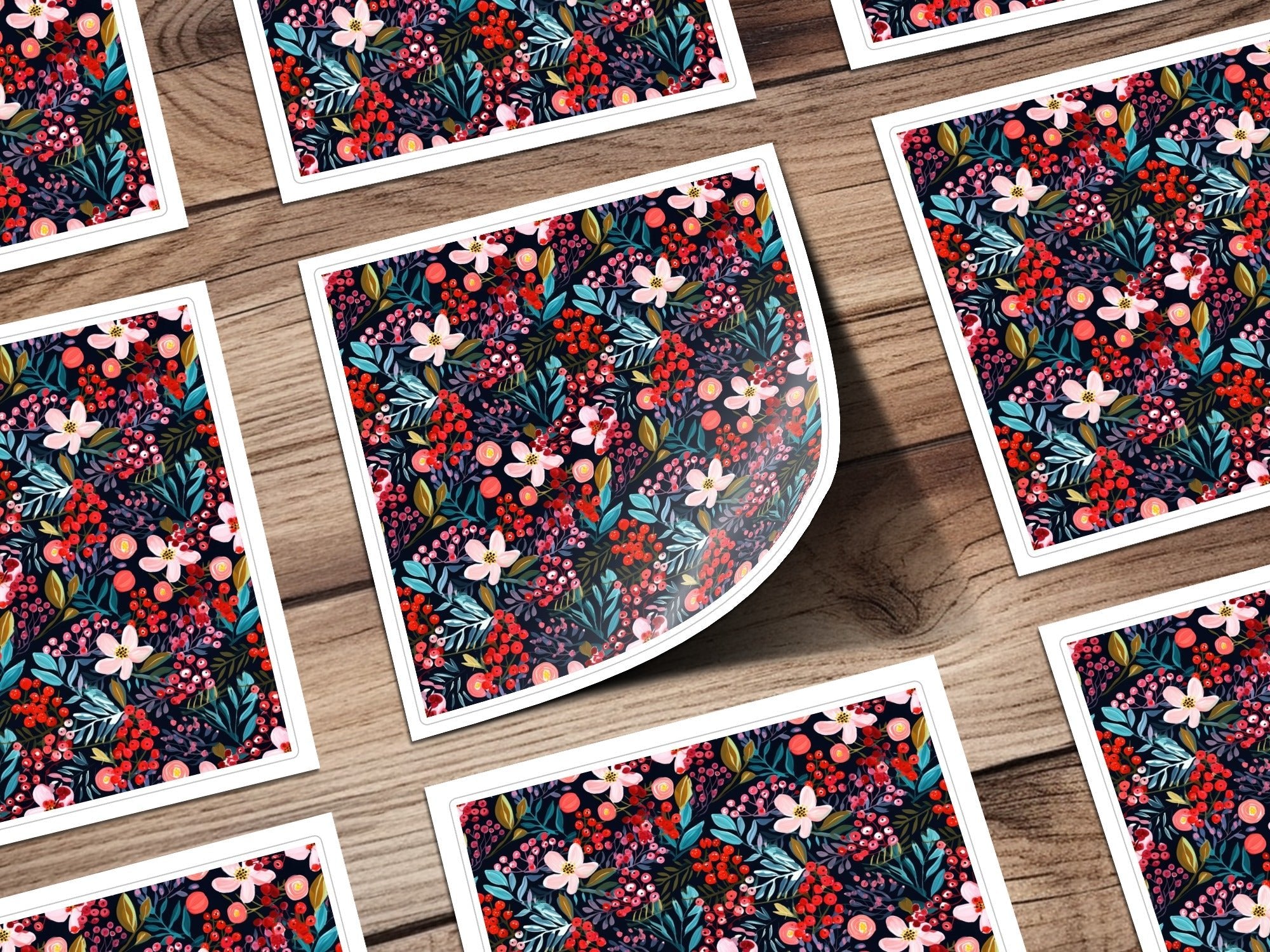 Floral Digital Paper, Seamless Pattern Design, Flower Pattern File, Floral Pattern Download, Commercial Use License, Botanical Print, JPEG