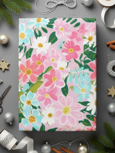 Ditsy Floral Pastel Seamless Pattern for Commercial Use