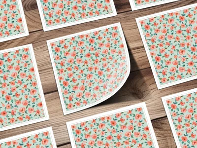 Floral Digital Paper, Watercolor Roses Pattern, Seamless Flower Design, Commercial Use Background, Spring Digital Download, Fabric Design