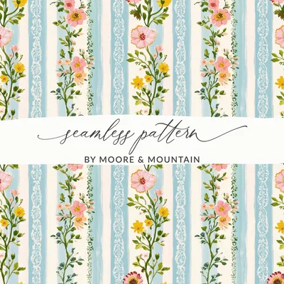 Floral Striped