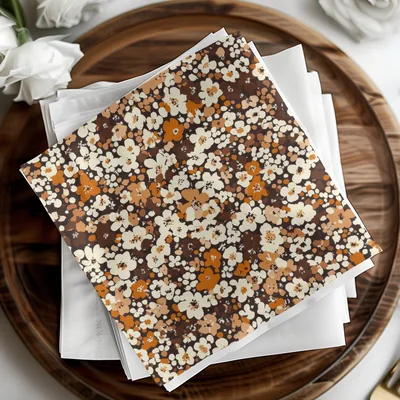 Flowers Ditsy Floral Seamless Vintage Style Pattern Digital