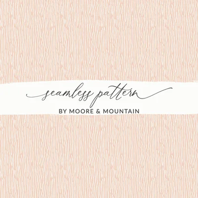 Gentle Seamless Pastel Blush Simple Modern Boho Seamless Digital
