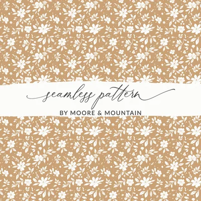 Gentle Seamless Pastel Modern Boho Seamless Background Digital