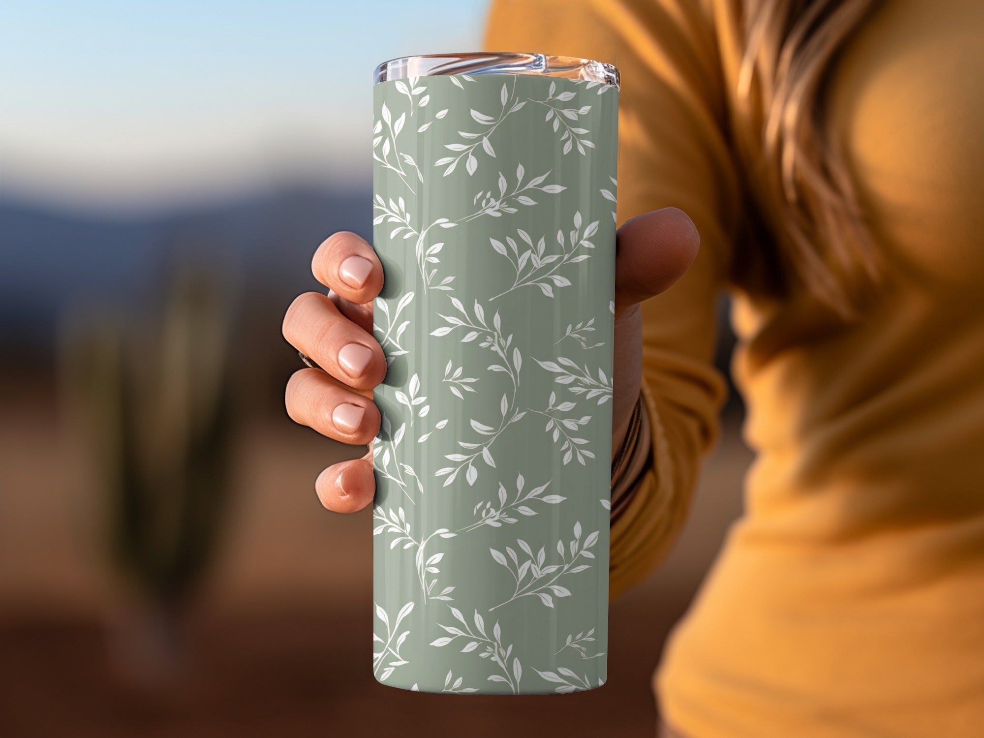 Gentle Seamless Pastel Sage Green Simple Modern Doodle Digital