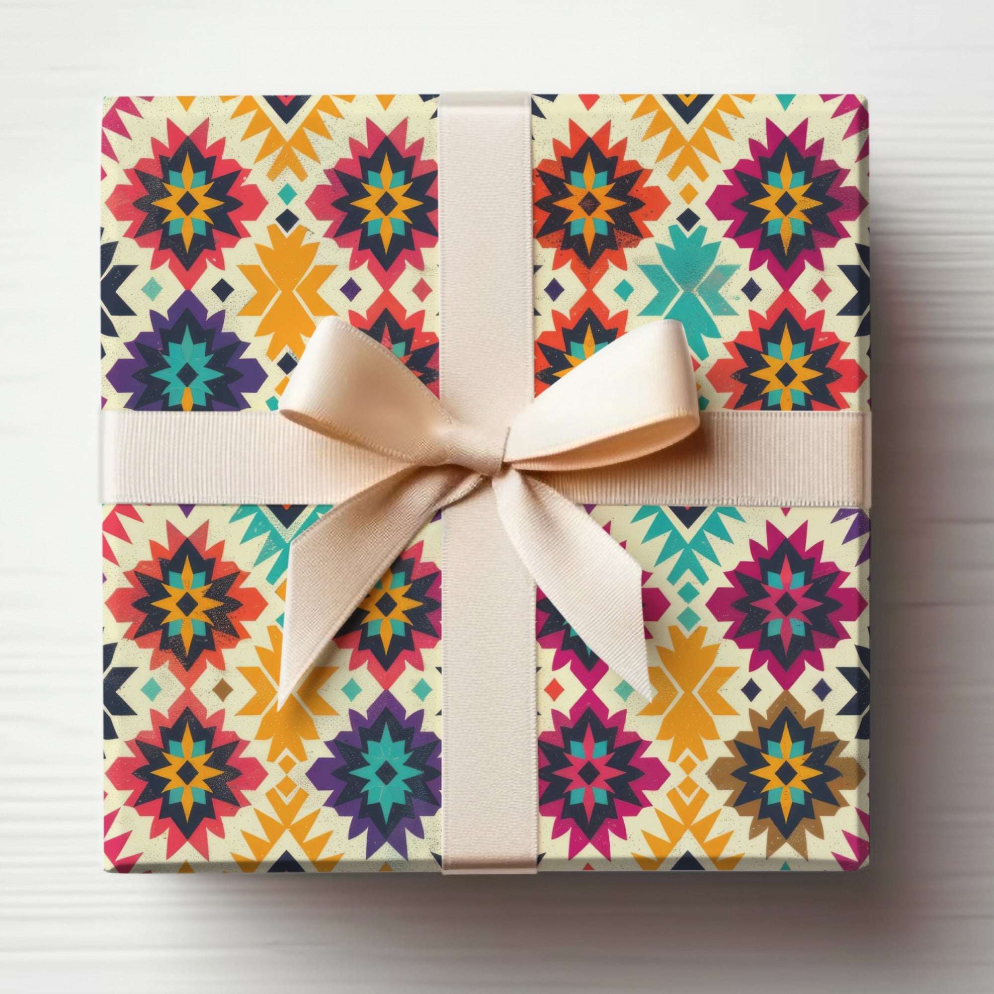 Geometric Native American Seamless Aztec Geometric Pattern Digital