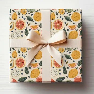 Girly Peaches Seamless Pattern PNG Fruit Digital Paper