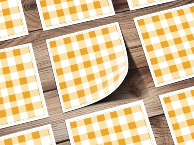 Gold Gingham Seamless Digital Paper, Checkered Pattern Background, Commercial Use Fabric Design, Fall Digital Download 12x12 Inches