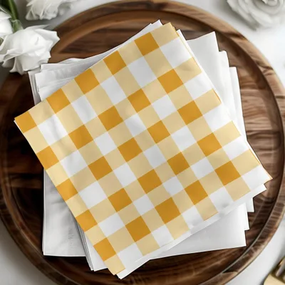 Gold Gingham Seamless Digital Paper, Checkered Pattern Background, Commercial Use Fabric Design, Fall Digital Download 12x12 Inches