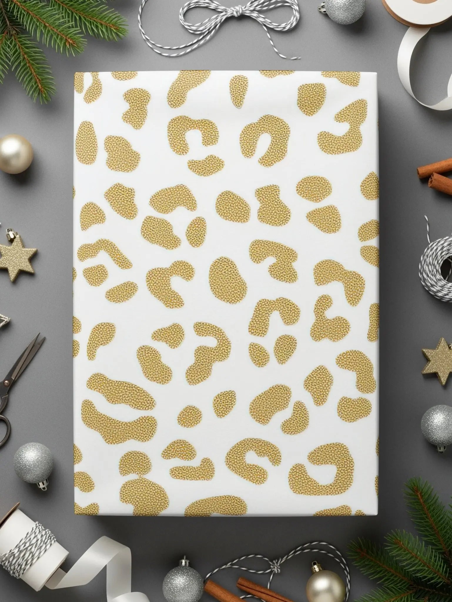 Gold Leopard Print Digital Paper, Seamless Animal Print Pattern, Printable Fabric Design, Luxury Cheetah Background Texture, Scrapbook