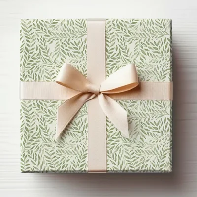 Green Monochrome Botanical Pattern Organic Leaf Repeat