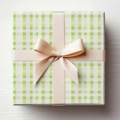 Green White Pastel Checkered Spring Plaid Backgrounds
