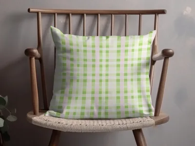 Green White Pastel Checkered Spring Plaid Backgrounds