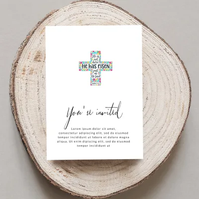 He Is Risen SVG PNG, Matthew 28:6 Bible Verse Digital Download, Christian Easter Cross, Religious Scripture Clipart, Church Decor Art