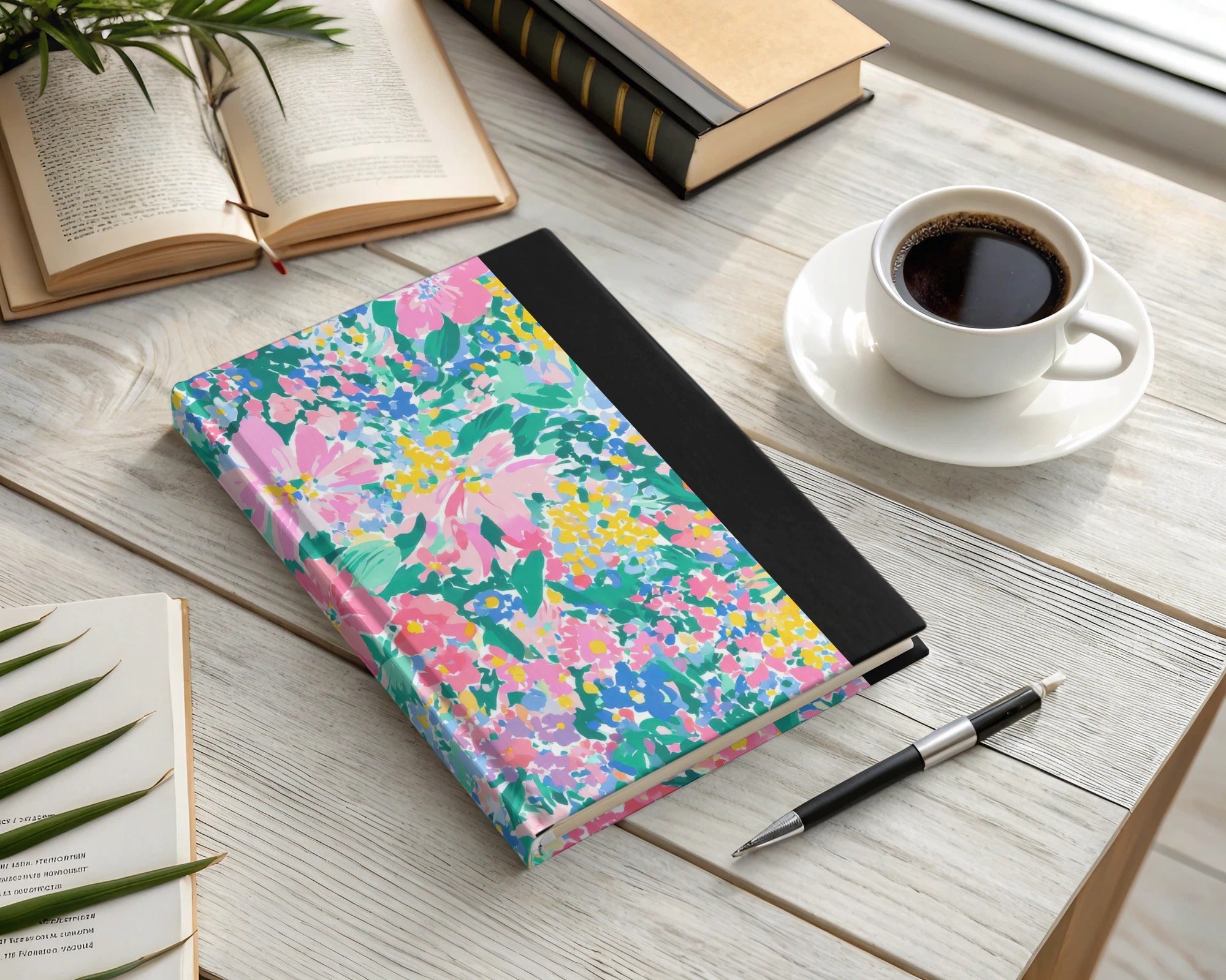 Impressionistic Seamless Painterly Spring Pattern Floral