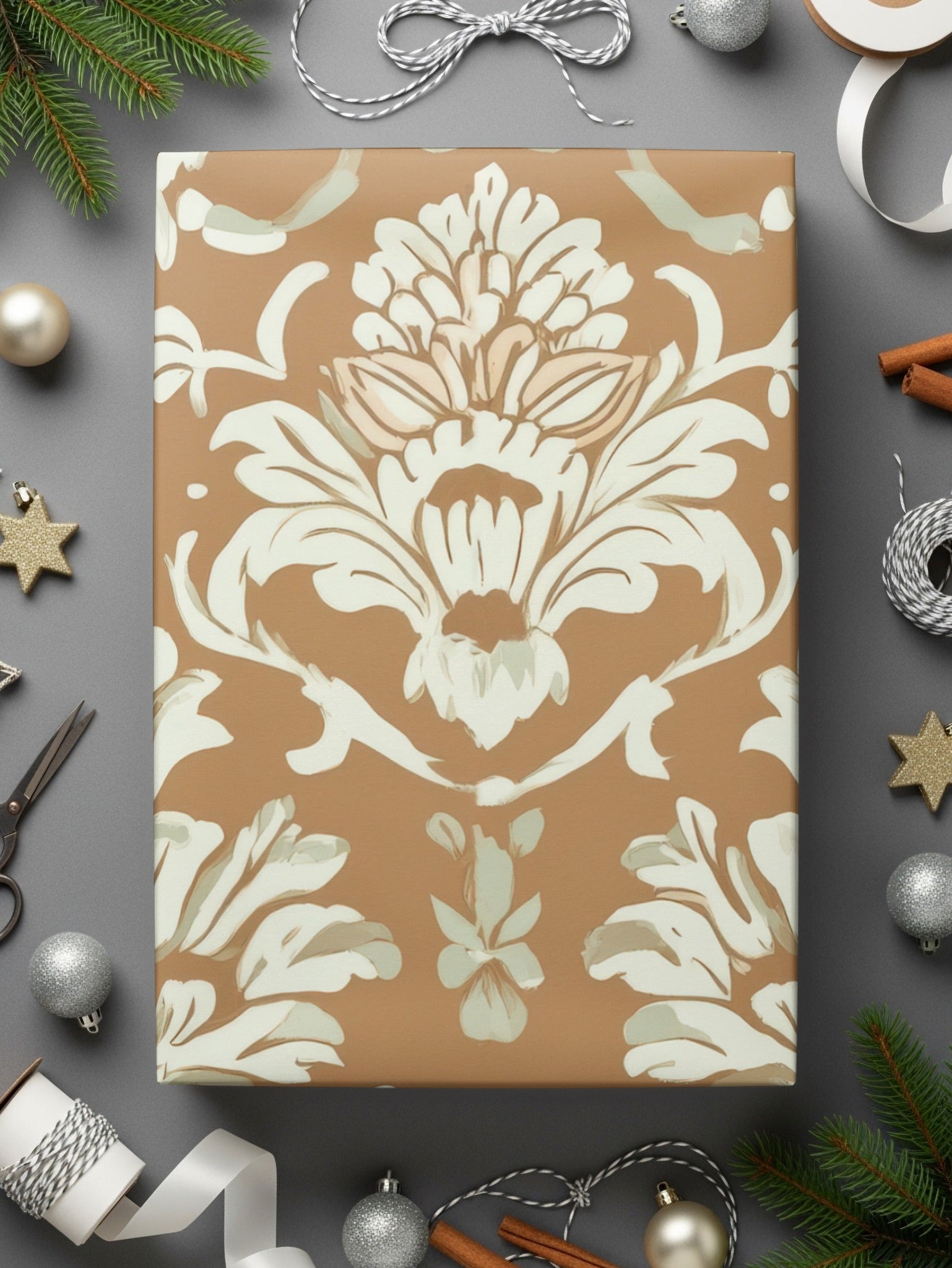 Intricate Floral Design Seamless Indian Pattern Digital