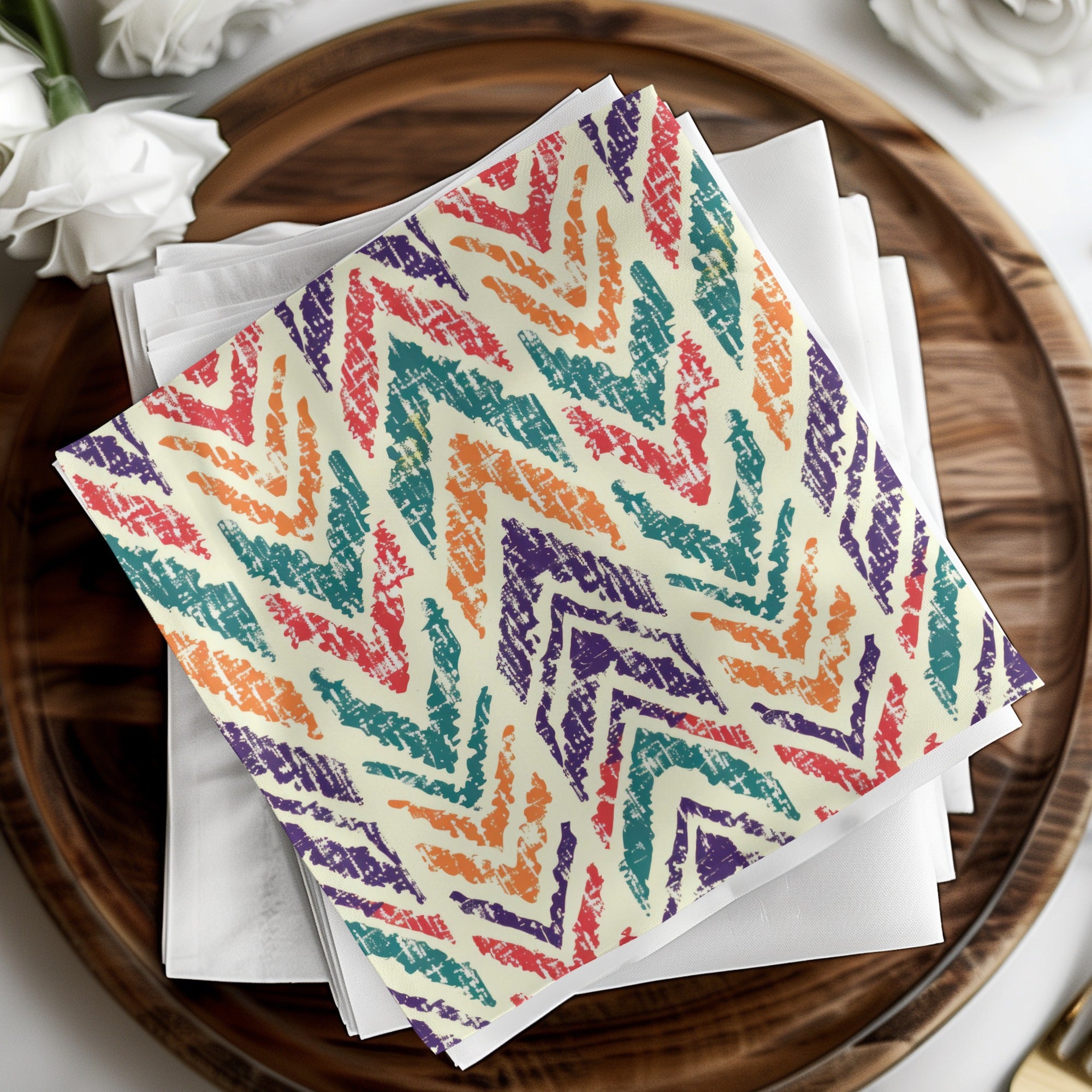 Jewel Tones Aztec Seamless Pattern Geometric Indian Digital