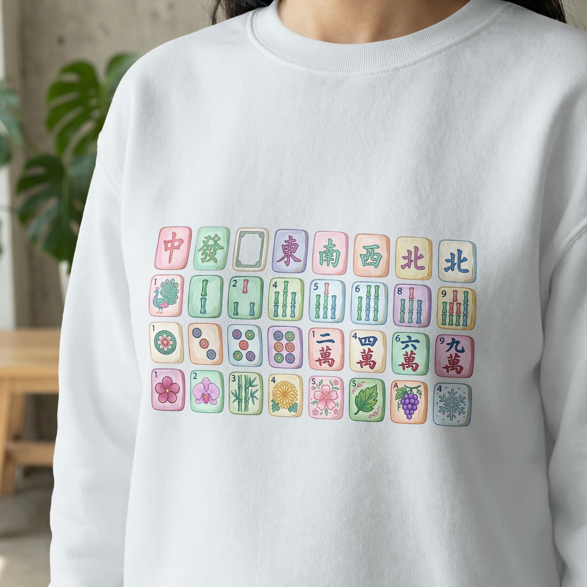 Kawaii Mahjong Tile Clipart Bundle Digital Download | Cute Pastel Mahjong Tiles Game Pieces Art | Asian Inspired Mahjong PNG Set