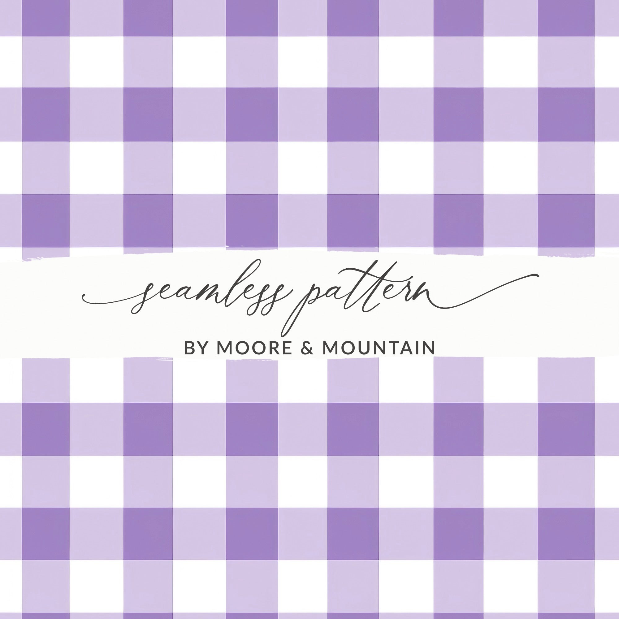 Lavender Gingham Seamless Pattern, Buffalo Check Commercial Use, Digital Paper, Pastel Gingham for Sublimation