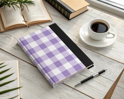 Lavender Gingham Seamless Pattern, Buffalo Check Commercial Use, Digital Paper, Pastel Gingham for Sublimation