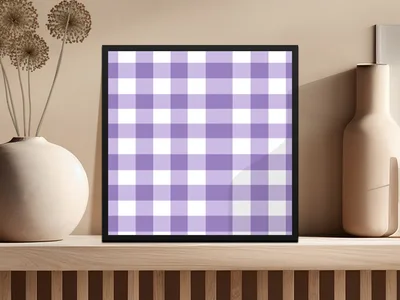 Lavender Gingham Seamless Pattern Digital, Buffalo Check Seamless Pattern Commercial Use, Spring Gingham Digital Paper
