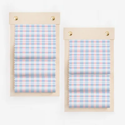 Light Blue Pink Pastel Checkered Seamless Plaid Digital