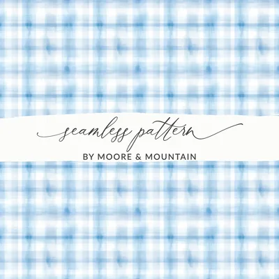 Light Blue Watercolor Seamless Baby Blue Boy Seamless Digital