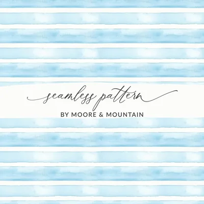 Light Blue Watercolor Seamless Baby Blue Boy Seamless Digital