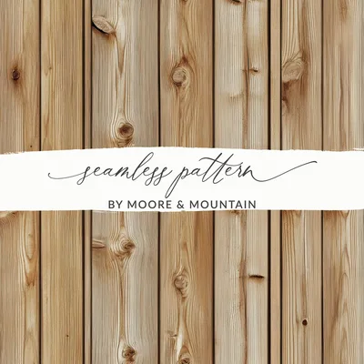 Light Brown Wooden Planks With Knots Seamless Digital