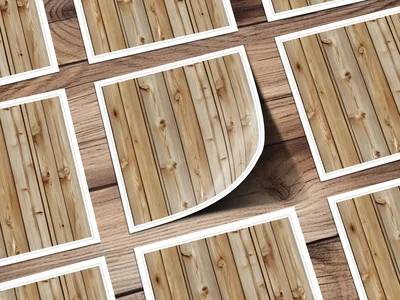 Light Brown Wooden Planks With Knots Seamless Digital