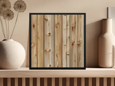 Light Brown Wooden Planks With Knots Seamless Digital