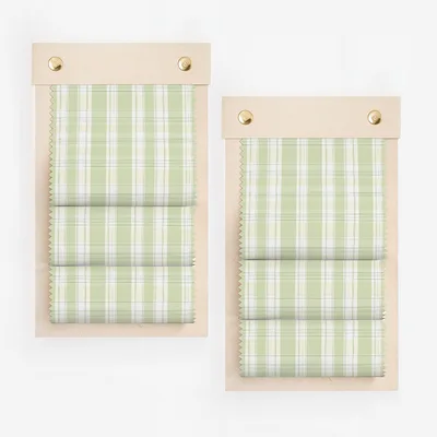 Light Green And White Spring Plaid Seamless Plaid