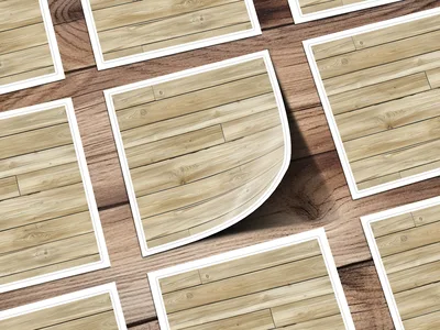 Light Natural Seamless Wood Planks Surface Seamless Digital