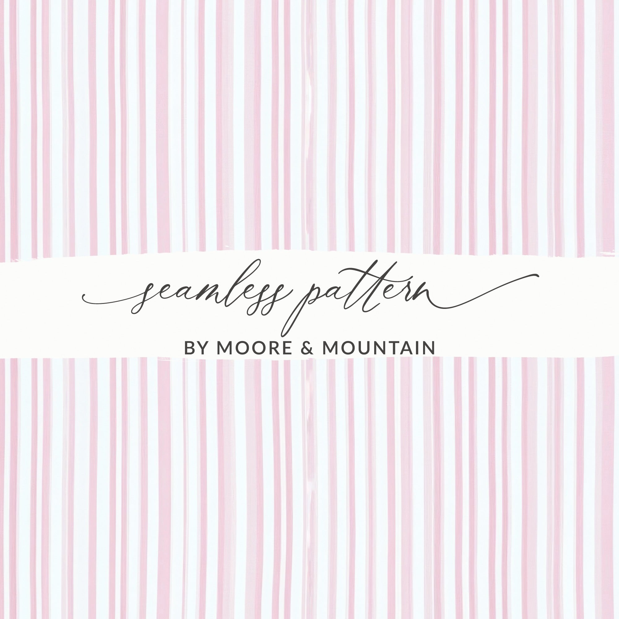 Light Pink and White Stripes Seamless Grandmillenial Digital