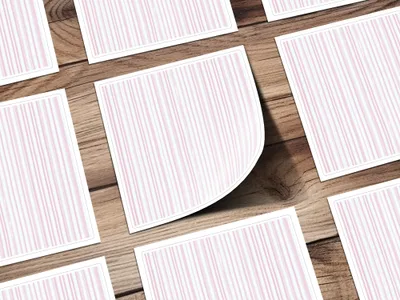 Light Pink and White Stripes Seamless Grandmillenial Digital