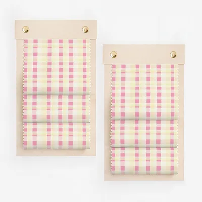 Light Pink Pastel Checkered Spring Plaid Digital