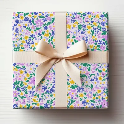 Light Purple Pastel Ditsy Floral Seamless Spring Floral Pattern Digital