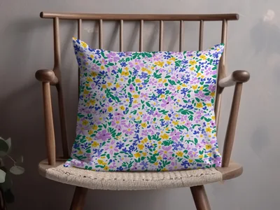 Light Purple Pastel Ditsy Floral Seamless Spring Floral Pattern Digital