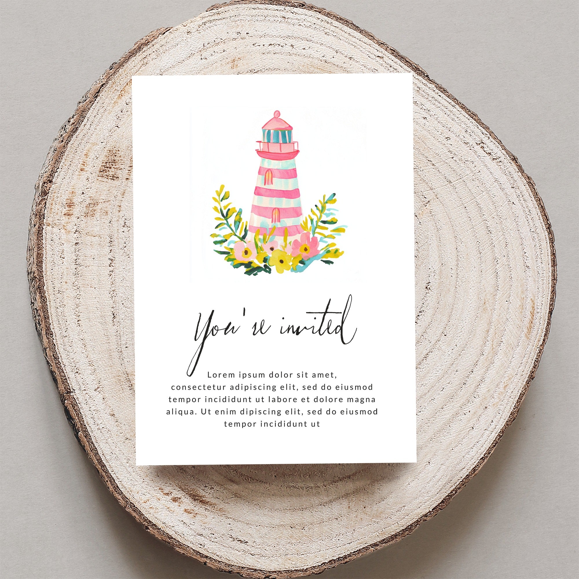 Lighthouse Clipart, Coastal Cowgirl Digital, Preppy Beach Illustration, Summer Sticker, Sublimation PNG, Cricut SVG, Girly Ocean Art