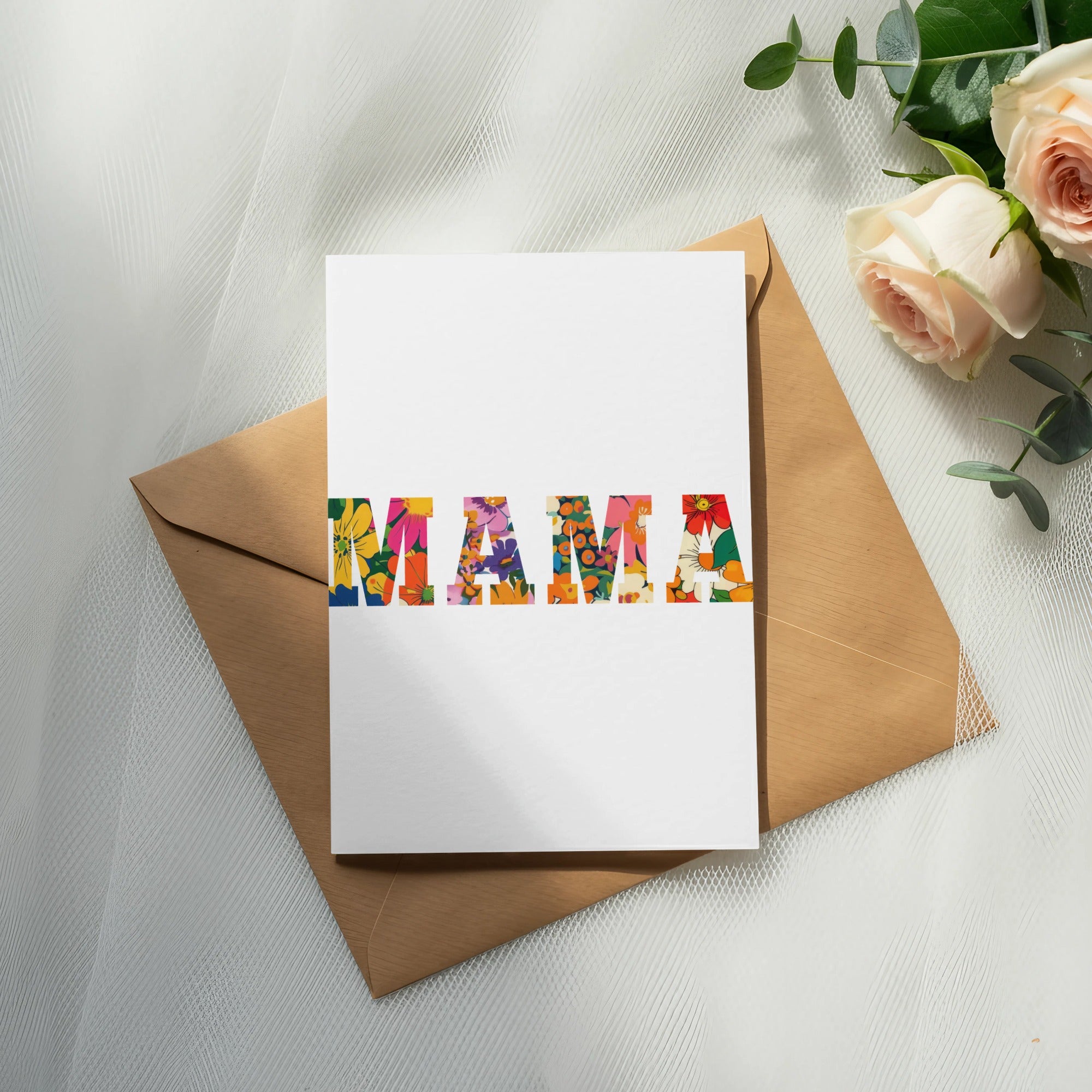 Mama Digital Design Retro Floral PNG for Mother's Day, Groovy Mom Sublimation Art, Instant Download Digital File