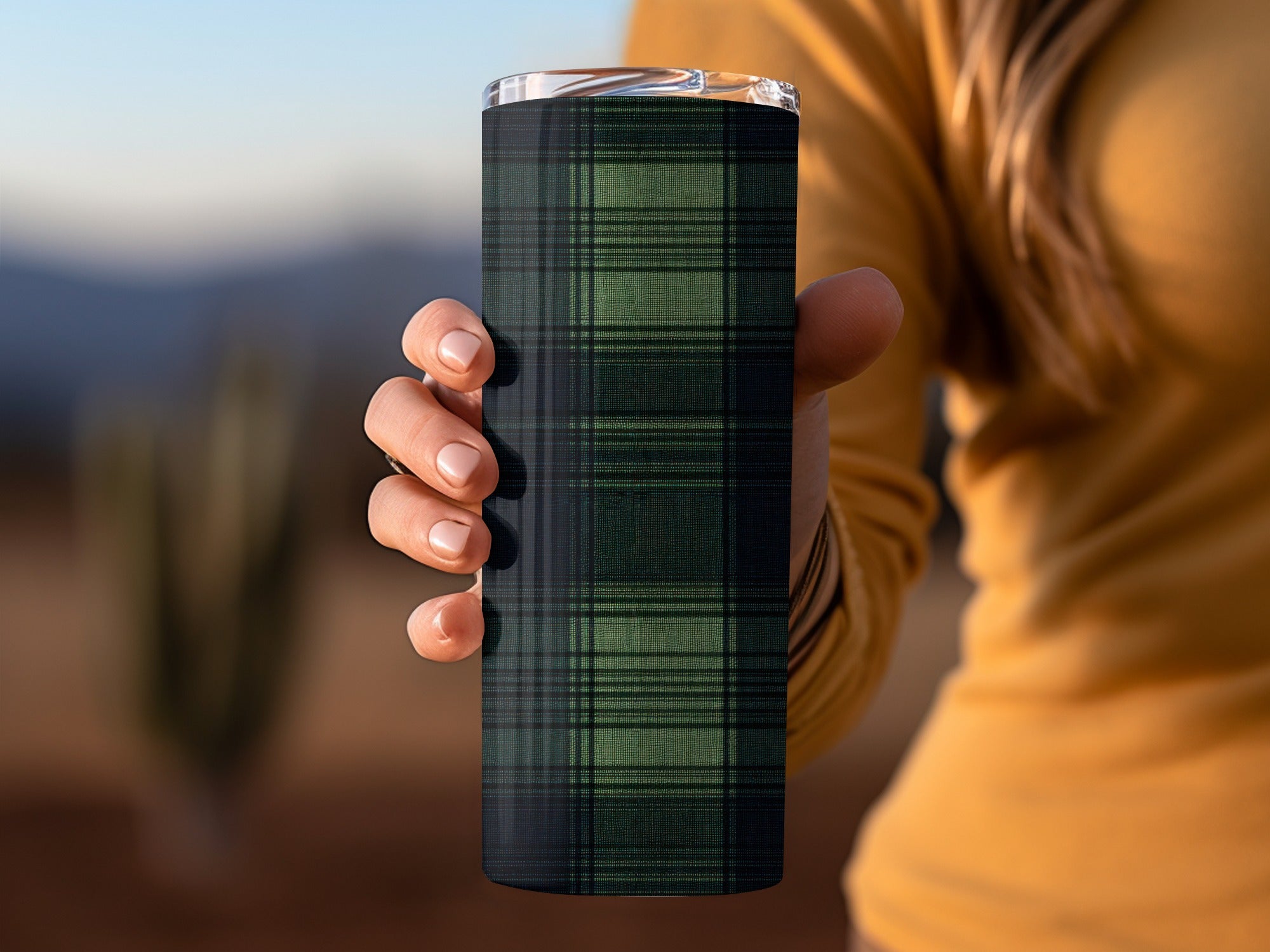 Masculine Seamless Black and Green Tartan Seamless Digital