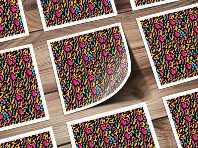 Modern Cheetah Print Yellow And Pink Wild Leopard Spots Digital