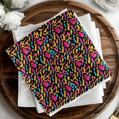 Modern Cheetah Print Yellow And Pink Wild Leopard Spots Digital