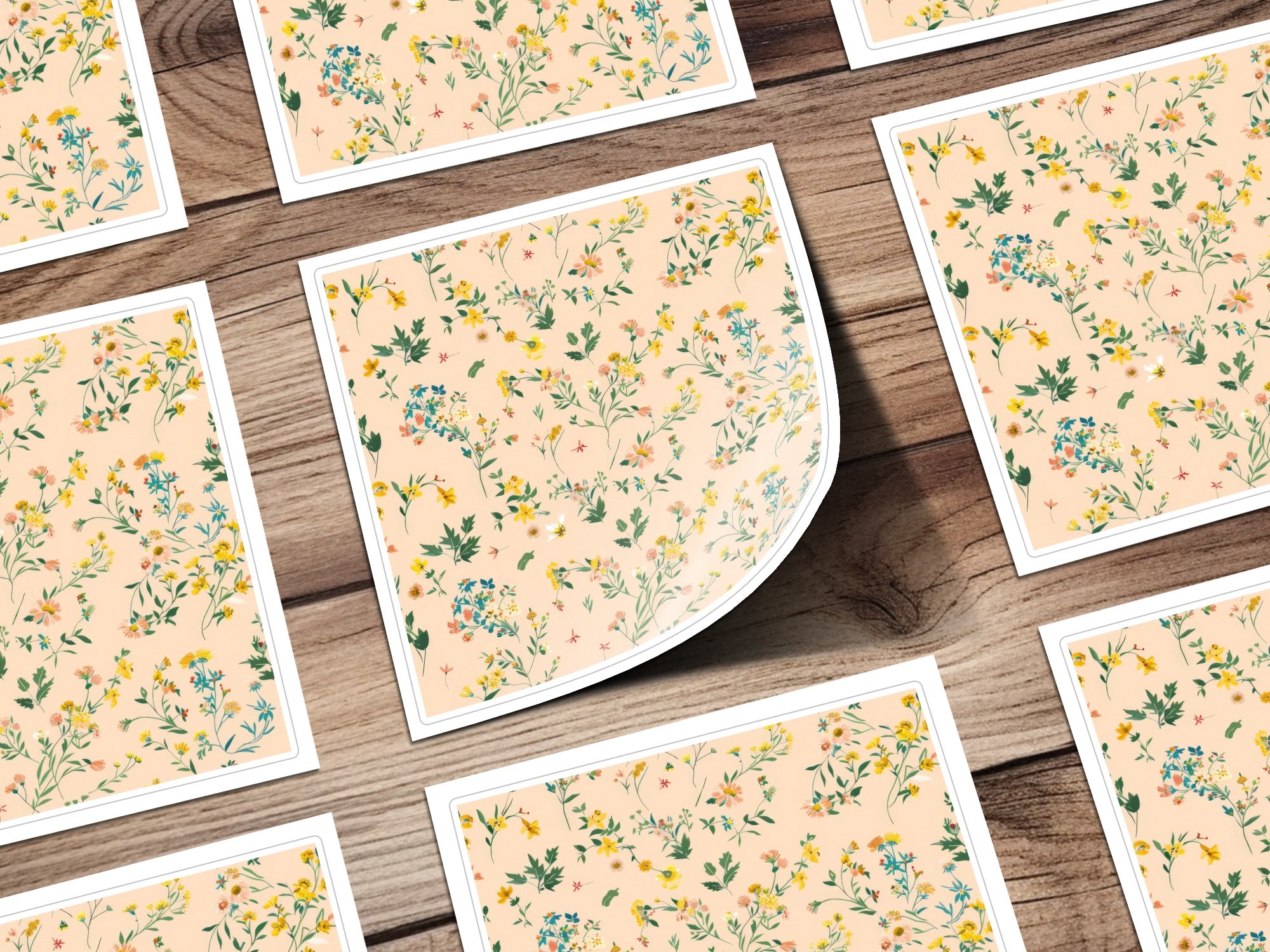Modern Floral Pattern For Commercial Use Seamless Allover