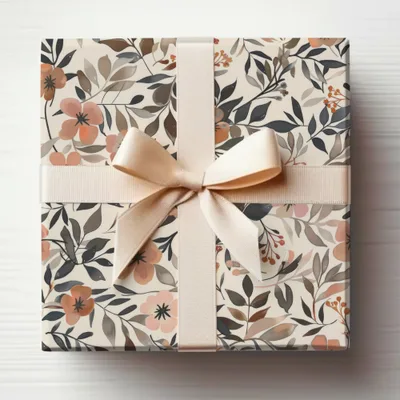 Modern Wildflowers Blush Boho Wildflower Seamless Pattern