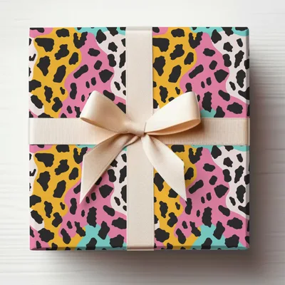 Multicolored Modern Animal Print Background Seamless Pattern Digital