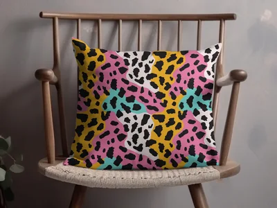 Multicolored Modern Animal Print Background Seamless Pattern Digital