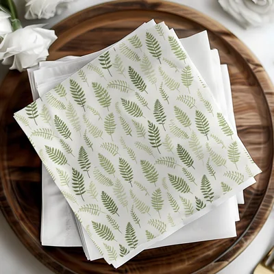 Muted Green Organic Pattern Soft Sage Botanical Repeat