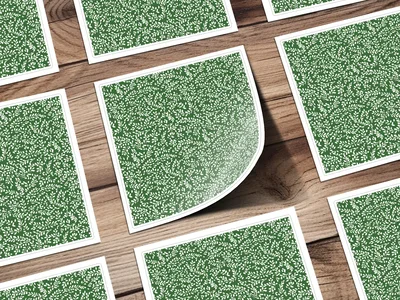 Muted Green Organic Pattern Soft Sage Botanical Repeat