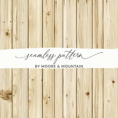 Natural Wood Panel Texture Seamless Rustic Style Digital